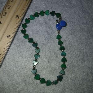 Green Heart Bracelet